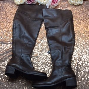 Vince Camuto Brown Over the Knee Boots